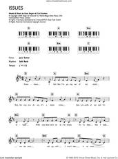 Cover icon of Issues sheet music for piano solo (chords, lyrics, melody) by The Saturdays, Carl Sturken and Evan Rogers, intermediate piano (chords, lyrics, melody)