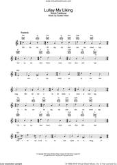 Cover icon of Lullay My Liking sheet music for voice and other instruments (fake book) by Gustav Holst and Miscellaneous, intermediate skill level
