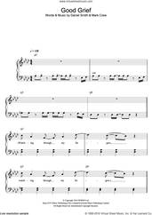 Cover icon of Good Grief sheet music for piano solo by Bastille, Daniel Smith and Mark Crew, easy skill level