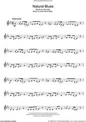 Cover icon of Natural Blues sheet music for violin solo by Moby and Vera Hall, intermediate skill level