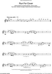 Cover icon of Run For Cover sheet music for flute solo by Sugababes, Cameron McVey, Johnny Lipsey, Keisha Buchanan, Mutya Buena, Paul Simm and Siobhan Donaghy, intermediate skill level