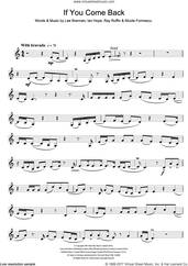 Cover icon of If You Come Back sheet music for clarinet solo , Ian Hope, Lee Brennan, Nicole Formescu and Ray Ruffin, intermediate skill level