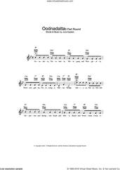 Cover icon of Oodnadatta sheet music for voice and other instruments (fake book) by June Epstein, intermediate skill level