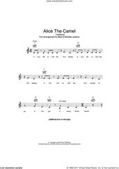 Cover icon of Alice The Camel sheet music for voice and other instruments (fake book), intermediate skill level