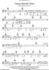 Cover icon of Heaven (Must Be There) sheet music for voice and other instruments (fake book) by Eurogliders and Bernie Lynch, intermediate skill level