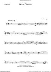 Cover icon of Nunc Dimittis (theme from Tinker, Tailor, Soldier, Spy) sheet music for voice and trumpet by Geoffrey Burgon, intermediate skill level