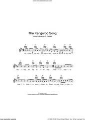 Cover icon of The Kangaroo Song sheet music for voice and other instruments (fake book) by Peter Canwell, intermediate skill level