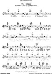 Cover icon of The Horses sheet music for voice and other instruments (fake book) by Rickie Lee Jones and Walter Becker, intermediate skill level