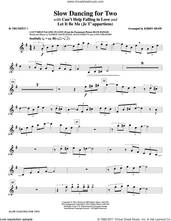 Cover icon of Slow Dancing for Two (complete set of parts) sheet music for orchestra/band by Elvis Presley, George David Weiss, Hugo Peretti, Kirby Shaw and Luigi Creatore, wedding score, intermediate skill level