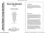Cover icon of This Is The Moment (Young Version) (COMPLETE) sheet music for jazz band by Sammy Nestico, intermediate skill level