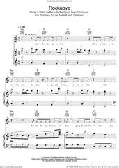 Cover icon of Rockabye (featuring Sean Paul) sheet music for voice, piano or guitar by Clean Bandit, Anne-Marie, Sean Paul, Ammar Malik, Ina Wroldsen, Jack Patterson, Sean Henriques and Steve McCutcheon, intermediate skill level