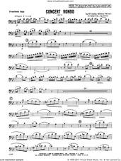 Cover icon of Concert Rondo (K371) (complete set of parts) sheet music for trombone and piano by Wolfgang Amadeus Mozart and Ernst, Heinrich Wilhelm, classical score, intermediate skill level