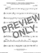 Cover icon of Theme From E.T. (The Extra-Terrestrial) sheet music for trumpet solo by John Williams, intermediate skill level