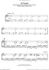 Cover icon of A Forest sheet music for piano solo by Ramin Djawadi, The Cure, Laurence Tolhurst, Matthieu Hartley, Robert Smith and Simon Gallup, intermediate skill level