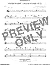 Cover icon of You Brought A New Kind Of Love To Me sheet music for flute solo by Sammy Fain, Scott Hamilton, Irving Kahal and Pierre Norman, intermediate skill level