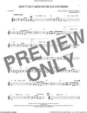 Cover icon of Don't Get Around Much Anymore sheet music for clarinet solo by Duke Ellington and Bob Russell, intermediate skill level