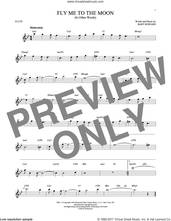 Cover icon of Fly Me To The Moon (In Other Words) sheet music for flute solo by Bart Howard and Tony Bennett, wedding score, intermediate skill level
