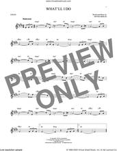 Cover icon of What'll I Do? sheet music for violin solo by Irving Berlin and Bobby Scott, intermediate skill level
