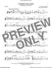 Cover icon of Stormy Weather (Keeps Rainin' All The Time) sheet music for trumpet solo by Harold Arlen and Ted Koehler, intermediate skill level