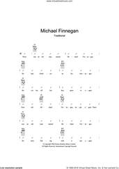 Cover icon of Michael Finnegan sheet music for ukulele (chords), intermediate skill level