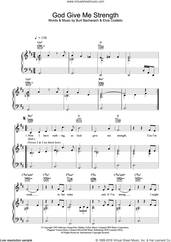 Cover icon of God Give Me Strength sheet music for voice, piano or guitar by Elvis Costello and Burt Bacharach, intermediate skill level