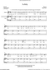 Cover icon of Lullaby (for soprano and marimba) sheet music for voice and piano by Roger Marsh and Thomas Dekker, classical score, intermediate skill level