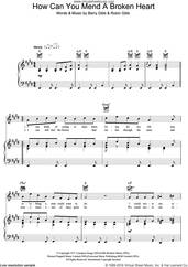 Cover icon of How Can You Mend A Broken Heart sheet music for voice, piano or guitar by Michael Buble, Barry Gibb and Robin Gibb, intermediate skill level