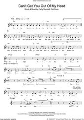 Cover icon of Can't Get You Out Of My Head sheet music for voice and other instruments (fake book) by Kylie Minogue, Cathy Dennis and Rob Davis, intermediate skill level