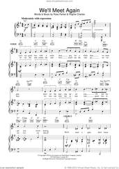 Cover icon of We'll Meet Again sheet music for voice, piano or guitar by Hughie Charles and Ross Parker, intermediate skill level