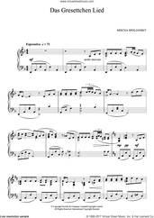 Cover icon of Das Grisettchen Lied sheet music for piano solo by Mischa Spoliansky, classical score, intermediate skill level