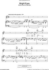 Cover icon of Bright Eyes sheet music for voice, piano or guitar by Mike Batt, intermediate skill level