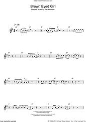 Cover icon of Brown Eyed Girl sheet music for alto saxophone solo by Van Morrison, intermediate skill level