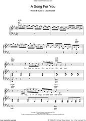 Cover icon of A Song For You sheet music for voice, piano or guitar by Ray Charles and Leon Russell, intermediate skill level