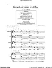 Cover icon of Remember'd Songs, Most Dear sheet music for choir (SATB: soprano, alto, tenor, bass) by Matthew Emery, intermediate skill level