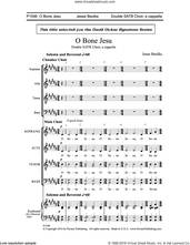 Cover icon of O Bone Jesu sheet music for choir (SATB: soprano, alto, tenor, bass) by Jesse Beulke, intermediate skill level