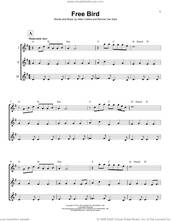 Cover icon of Free Bird sheet music for ukulele ensemble by Lynyrd Skynyrd, Allen Collins and Ronnie Van Zant, intermediate skill level