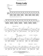 Cover icon of Foxey Lady sheet music for banjo solo by Jimi Hendrix, intermediate skill level