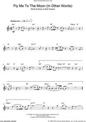 Cover icon of Fly Me To The Moon (In Other Words) sheet music for alto saxophone solo by Frank Sinatra, Diana Krall and Bart Howard, wedding score, intermediate skill level