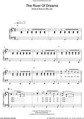 Cover icon of The River Of Dreams sheet music for voice and piano by Billy Joel, intermediate skill level