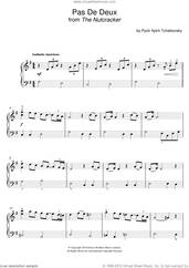 Cover icon of Pas De Deux sheet music for piano solo by Pyotr Ilyich Tchaikovsky, classical score, easy skill level