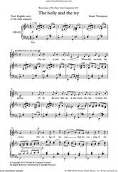 Cover icon of The Holly And The Ivy sheet music for choir (SATB: soprano, alto, tenor, bass) by Stuart Thompson and Miscellaneous, classical score, intermediate skill level