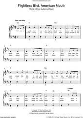 Flightless Bird, American Mouth sheet music for guitar (chords)