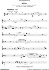 Cover icon of Atlas sheet music for alto saxophone solo by Coldplay, Christopher Martin, Guy Berryman, Jonathan Buckland and William Champion, intermediate skill level