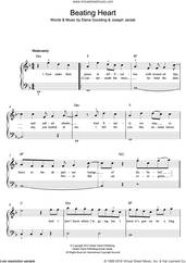 Cover icon of Beating Heart sheet music for piano solo (beginners) by Ellie Goulding and Joseph Janiak, beginner piano (beginners)