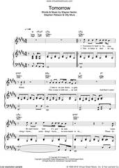 Cover icon of Tomorrow sheet music for voice, piano or guitar by Olly Murs, Steve Robson and Wayne Hector, intermediate skill level