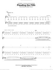 Cover icon of Pleading The Fifth sheet music for guitar (tablature) by Relient K and Matthew Thiessen, intermediate skill level