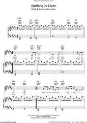 Cover icon of Nothing Is Over sheet music for voice, piano or guitar by Sunrise Avenue and Samu Haber, intermediate skill level