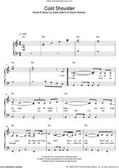 Cover icon of Cold Shoulder sheet music for voice and piano by Adele, Adele Adkins and Sacha Skarbek, intermediate skill level