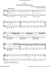 Cover icon of Wonderful Christmastime sheet music for piano four hands by Paul McCartney and Michael McCartney, intermediate skill level