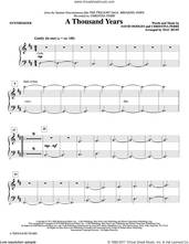 Cover icon of A Thousand Years (arr. Mac Huff) (complete set of parts) sheet music for orchestra/band by Mac Huff, Christina Perri and David Hodges, wedding score, intermediate skill level